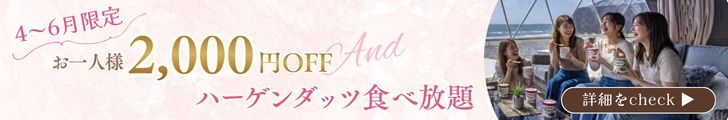 2000円OFF＆ハーゲンダッツ食べ放題プラン